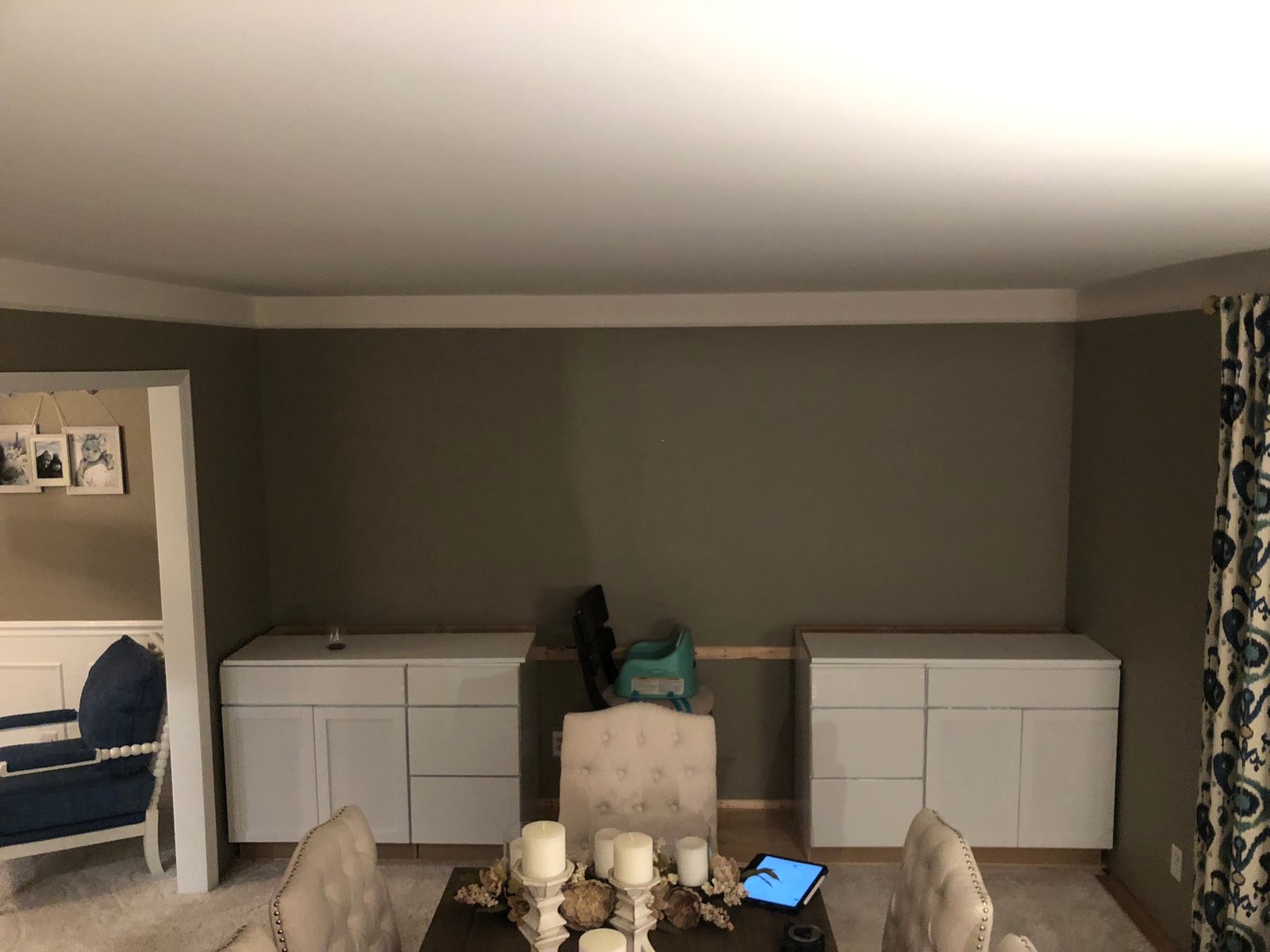 Cabinets before remodel